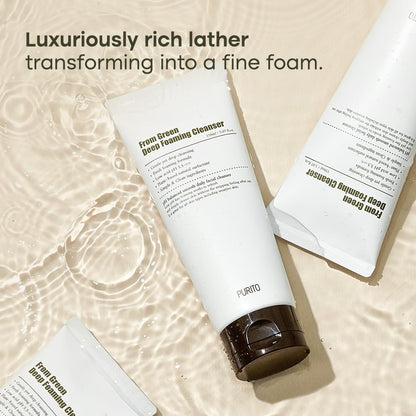 PURITO From Green Deep Foaming Cleanser, plant-based, natural ingredients, cruelty-free, Vegan