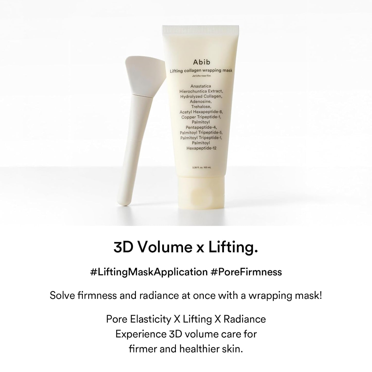 Abib Collagen Overnight Wrapping Mask Jericho Rose, Peel Off Face Mask for Glass Skin & Pore Tightening, Lifting & Firming Korean Skincare