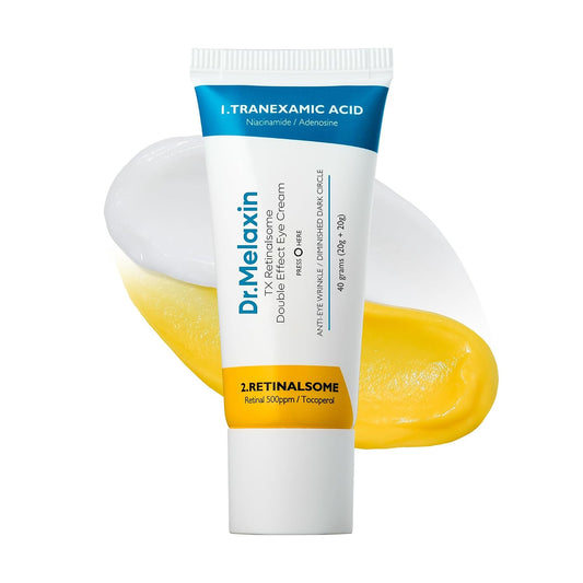 DR.MELAXIN TX Tranexamic Acid Retinalsome Dual Eye Cream - Adenosine Niacinamide for Dark circle Repairing, Daily Anti-Aging Under Eye Care