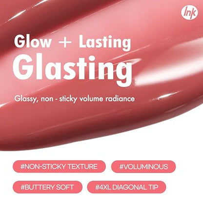 Peripera Ink Glasting Lip Gloss | Non-Sticky, High-Shine Finish | Fuller-Looking Lips, Nourishing Formula | Long-Lasting Wear, Safe for Sensitive Lips, K-Beauty Makeup (016 ALL THAT BERRY)