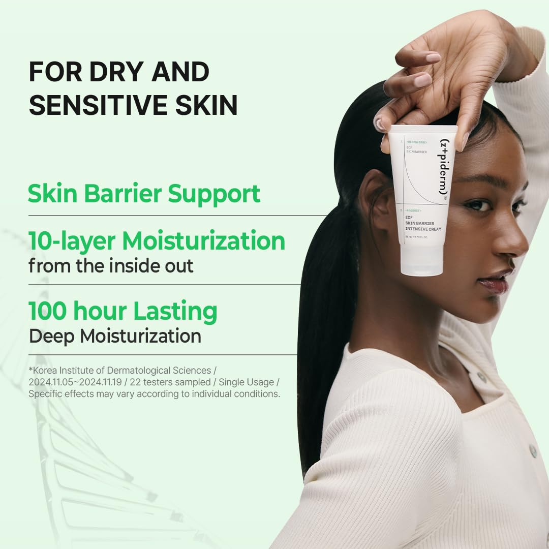 Zipiderm EGF Skin Barrier Intensive Cream, Face Moisturizer