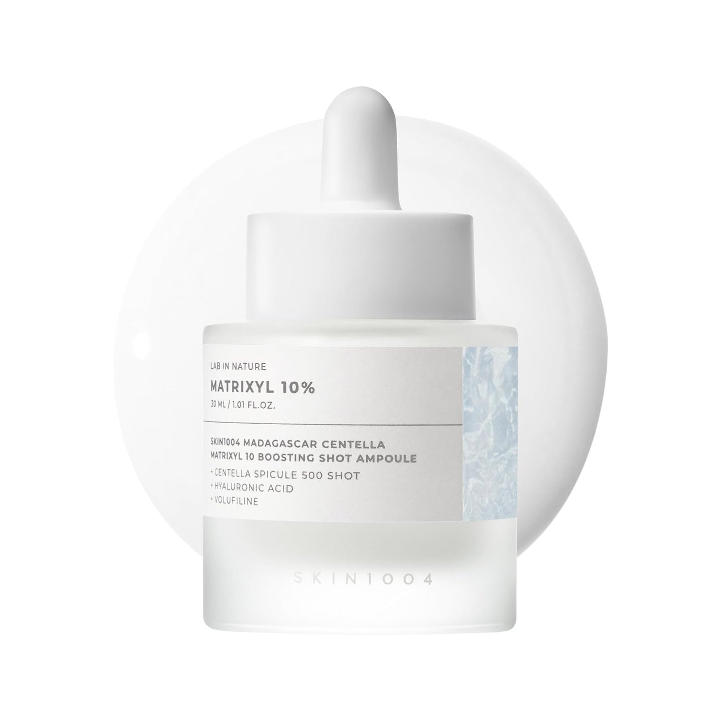 SKIN1004 Matrixyl 10% Boosting Shot Ampoule, Volufiline & Hyaluronic Acid Serum for Face, Spicule for Deep Hydration & Firming, Moisture Volume Care for Under Eye, Korean Skin Care