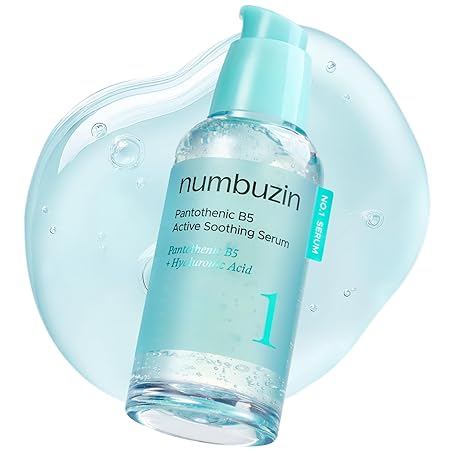 numbuzin No.1 Serum Pantothenic B5 Active Soothing Serum - Soothing, Hydrating, Pantothenic Acid, Niacinamide, Excess Oil Control, Reduces Breakouts, Acne, Oily, Acne-Prone Skin