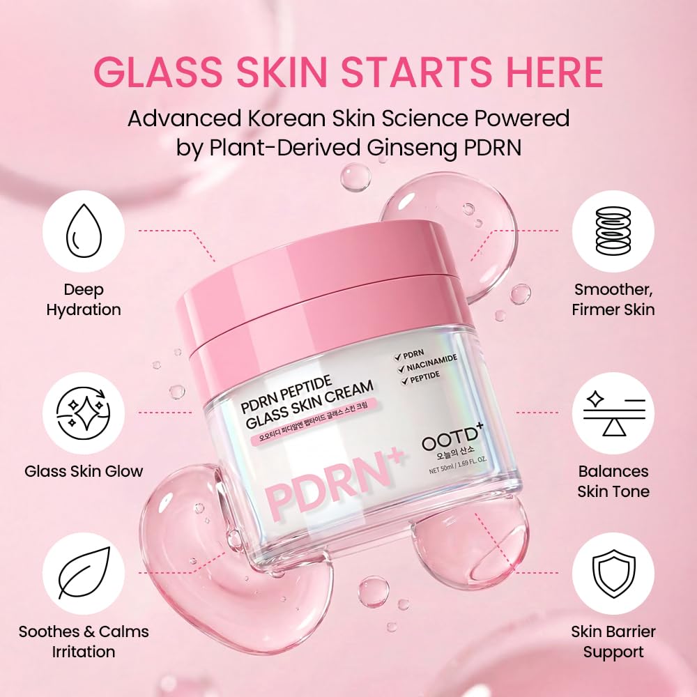 #OOTD PDRN Peptide Glass Skin Face Cream