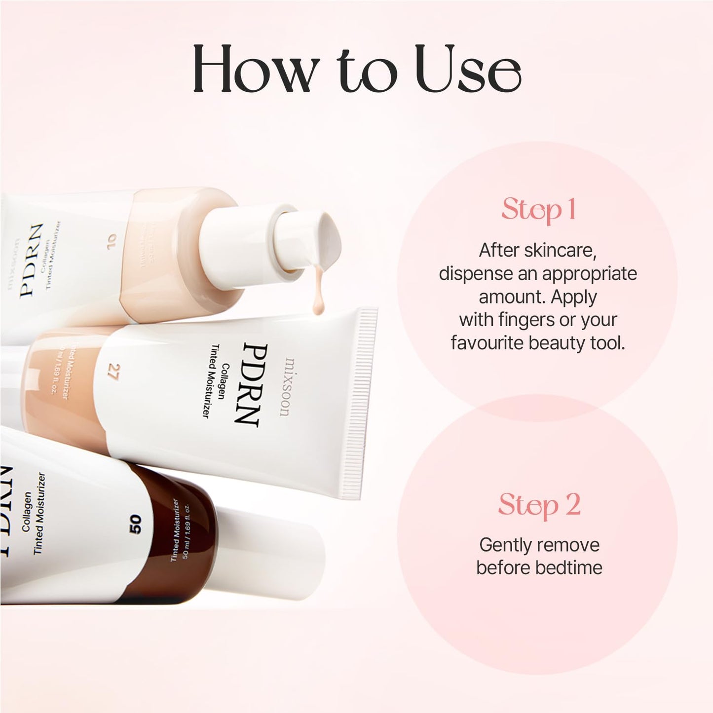 mixsoon PDRN Collagen Tinted Moisturizer Korean Glass Skin (No. 27 Aura) - Skincare-Infused Base with Rice PDRN & Peptides, 24H Vibrant Glow & Luminous Hydration, 10 Shades (Copy)