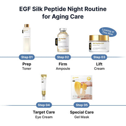 SUNGBOON EDITOR Silk Peptide EGF Intesive Cream for Fine Lines