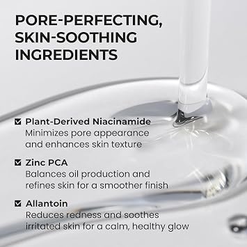 [SKIN&LAB] Niacinamide Recovery Serum | Niacinamide 20% + Zinc + Allantoin | For Minimizes Pores And Improves Skin Texture | Daily Facial Essence 1.01 fl.oz