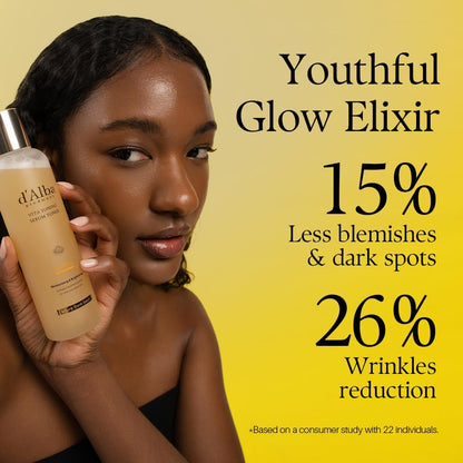 d'alba Piedmont White Truffle Vita Toning Serum Toner, Glass Skin with Double Vitamin Skincare, Face Moisturizer