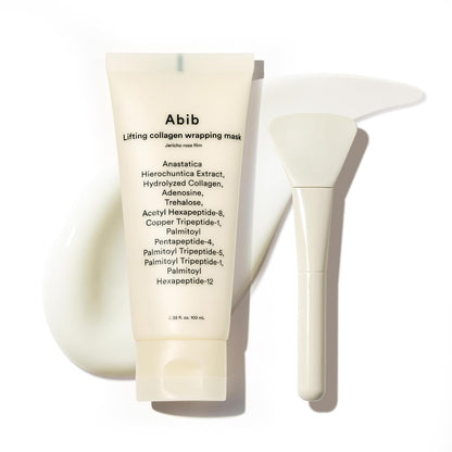 Abib Collagen Overnight Wrapping Mask Jericho Rose, Peel Off Face Mask for Glass Skin & Pore Tightening, Lifting & Firming Korean Skincare