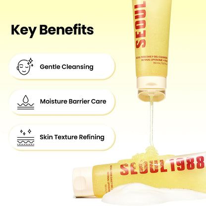 K-SECRET SEOUL1988 Retinal Gel Cleanser, Gentle Low pH Face Wash