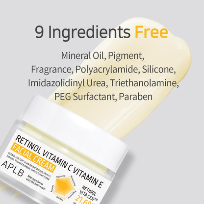 APLB Retinol Vitamin C Vitamin E Facial Cream - RETINOL VITA CEN™ 21.6%