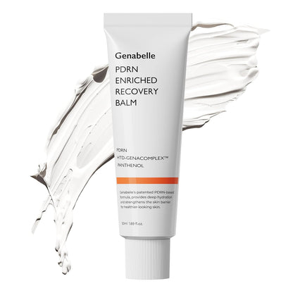 Genabelle PDRN Enriched Recovery Balm –5,000 ppm PDRN & 10,000 ppm Panthenol Soothing Repair Cream for Sensitive Skin, Hydration & Barrier Strengthening, Glass Skin, Korean Skincare