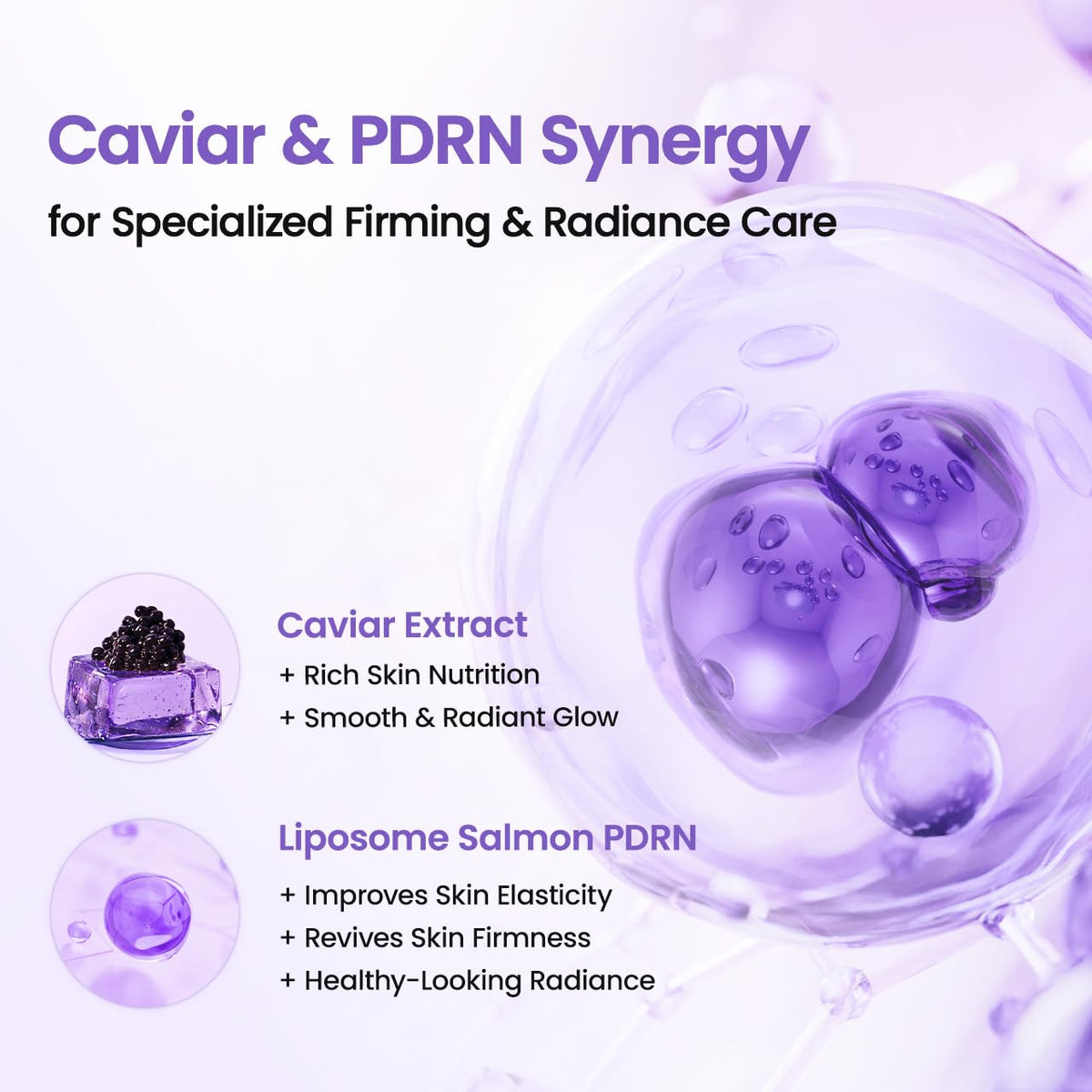 BIODANCE Caviar PDRN Serum, Hydrating, Nourishing Facial Serum with Salmon DNA PDRN, Caviar for Elasticity, Barrier Care, Travel Essentials & Self Care Gifts for Women, Korean Skin Care