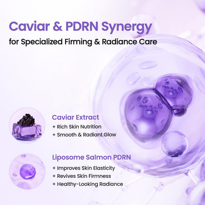 BIODANCE Caviar PDRN Serum, Hydrating, Nourishing Facial Serum with Salmon DNA PDRN, Caviar for Elasticity, Barrier Care, Travel Essentials & Self Care Gifts for Women, Korean Skin Care