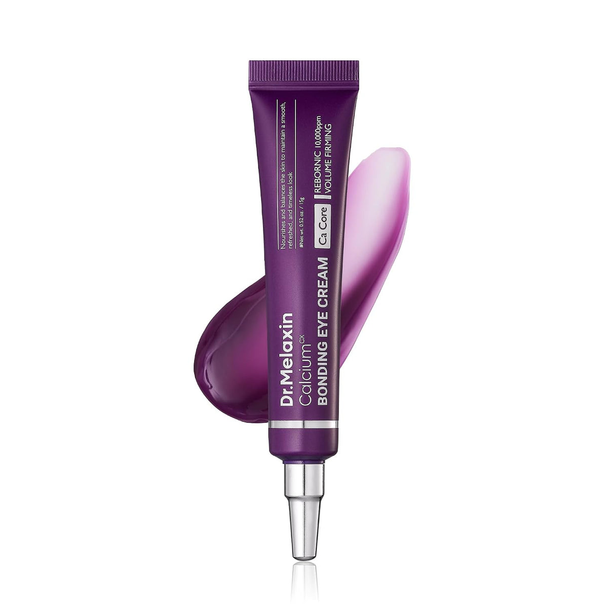 Dr.Melaxin Calcium Bonding Eye Cream with Peptides & Rebornic, Firming Eye Treatment for Wrinkles & Puffy Eyes, Elastin for Dark Circles & Hydrating Care
