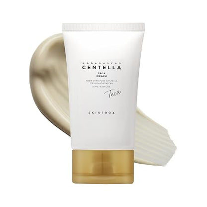 SKIN1004 Madagascar Centella TECA Cream, Korean Centella Face Moisturizer for Blemish-Prone Skin with TECA & PDRN, Cica Cream for Oil & pH Balance with Vitamin E