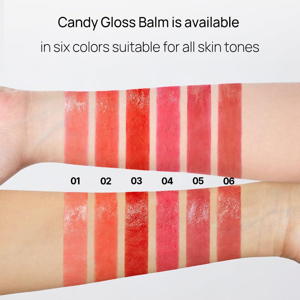 YNM Candy Gloss Balm, 06 COCONUT SHELL K-beauty, Tinted, Color Lipstick Balm, Glossy, Moisture, korean, Jelly lips, Non-Sticky and Long-lasting