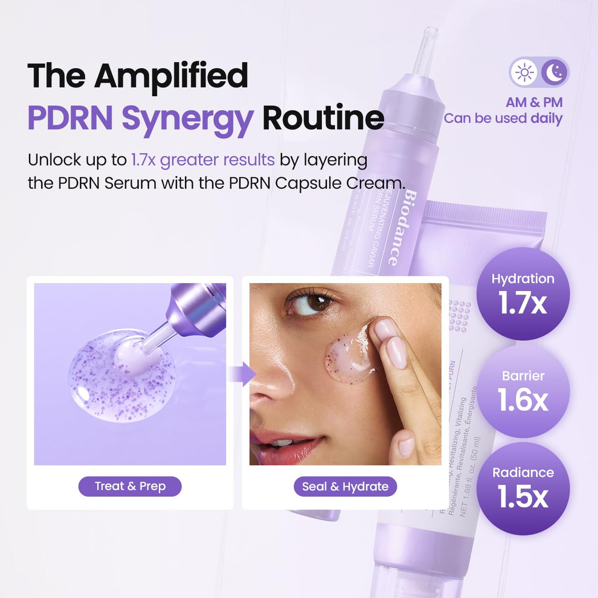 BIODANCE Caviar PDRN Serum, Hydrating, Nourishing Facial Serum with Salmon DNA PDRN, Caviar for Elasticity, Barrier Care, Travel Essentials & Self Care Gifts for Women, Korean Skin Care