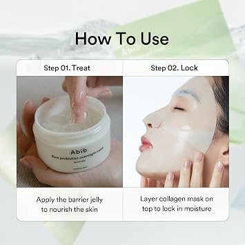 Abib Vegan Collagen Gel Mask Heartleaf Jelly 1 mask (Soothing) I Korean Vegan Collagen, Cooling Calming Hyaluronic Acid Hydrogel Face Mask Skin Care