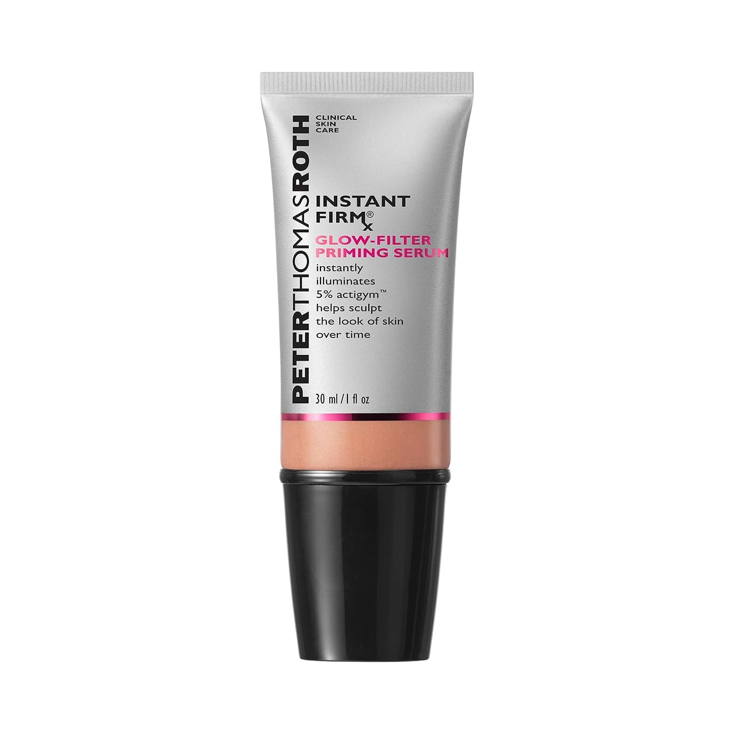 Peter Thomas Roth, Instant FIRMx Glow-Filter Priming Serum, Illuminating and Firming Serum, Helps Sculpt the Look of Skin Over Time, Blends Onto All Skin Tones