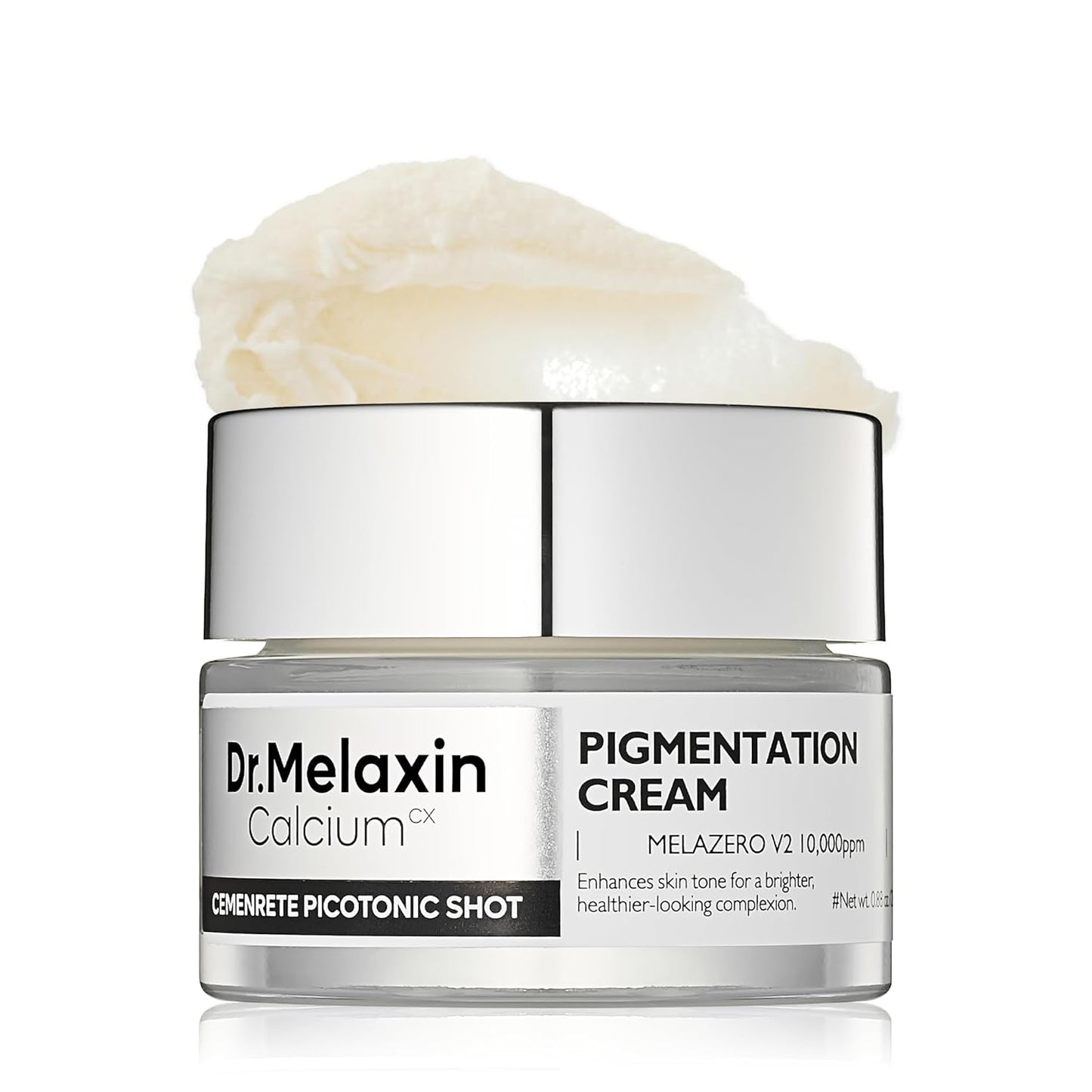 Dr.Melaxin Picotonic Shot Calcium Cream with Calcium, Intensive Brightening Cream for Even Skin Tone & Skin Clarity, Korean Skincare for Density Care