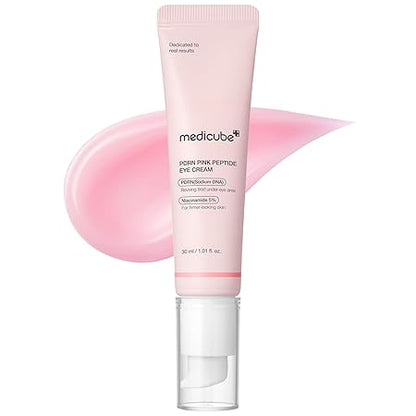 medicube Eye Serum with Salmon DNA PDRN & Pink Peptides | 99% Purity Retinol for Fine Lines | PDRN & Niacinamide for Uneven Skin Tone
