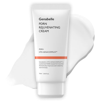 Genabelle PDRN Rejuvenating Cream - 1,000ppm PDRN Salmon DNA and Patented HTD-GENACOMPLEX for Skin Elasticity, Glass Skin - Ceramide and Tripeptide-1 Face Moisturizer