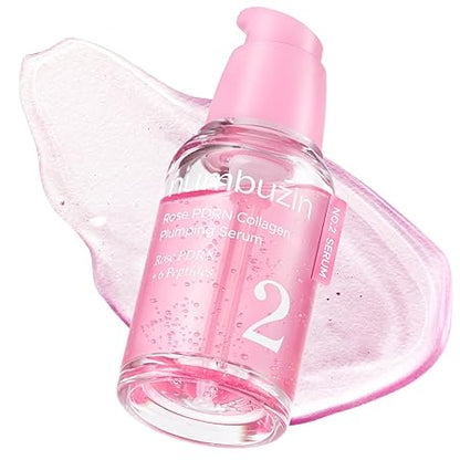 numbuzin No.2 Rose PDRN Collagen Plumping Serum, Hydrating & Firming Serum with Peptides, Plump, Glowing Skin