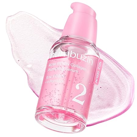 numbuzin No.2 Rose PDRN Collagen Plumping Serum, Hydrating & Firming Serum with Peptides, Plump, Glowing Skin