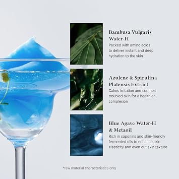 Dr.Althea Aqua Blue Hydration Mask (1 Mask), Korean Vegan Skin Care Reduce Facial Puffiness with Tannins, Sheet Mask for Long-Lasting Hydration