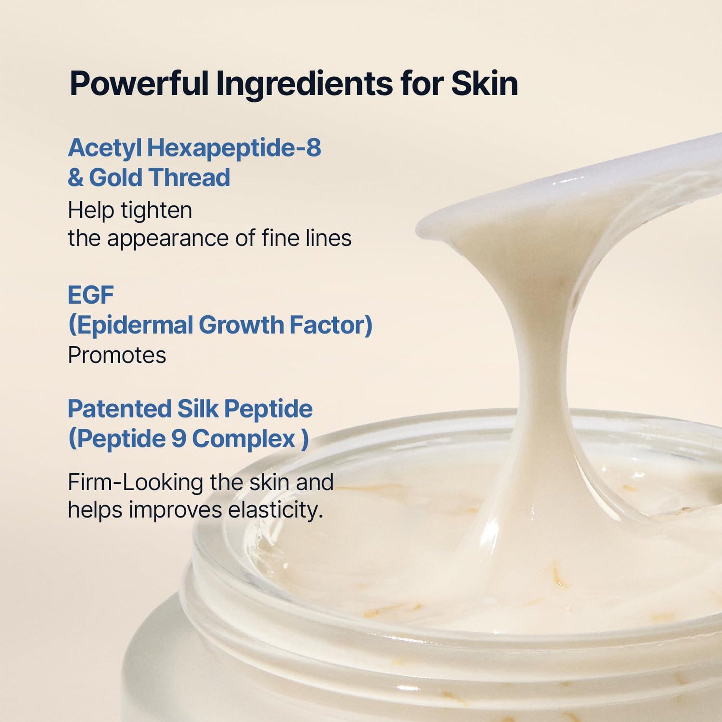 SUNGBOON EDITOR Silk Peptide EGF Intesive Cream for Fine Lines