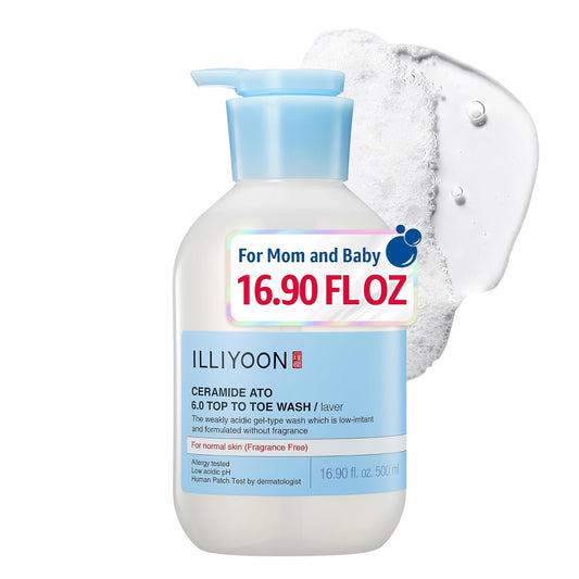 Illiyoon Ceramide Ato 6.0 Top to Toe Wash - ultra-mild cleanser, sensitive skin