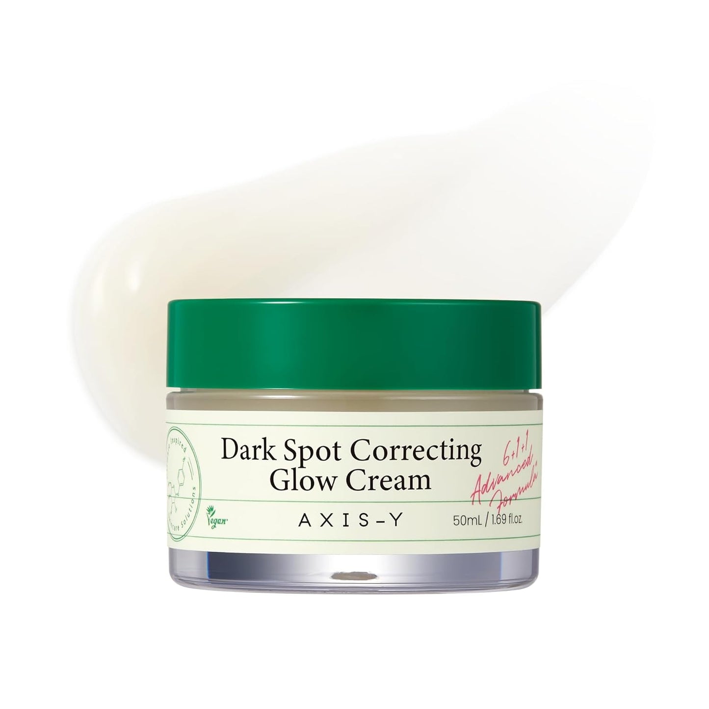 AXIS-Y Dark Spot Correcting Glow Cream – Brightening Moisturizer for Face with 2% Alpha Arbutin, 5% Niacinamide & Ceramides – Hydrating Korean Skincare for Dark Spots & Uneven Tone