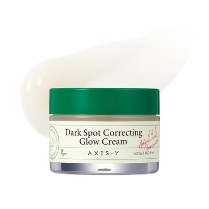 AXIS-Y Dark Spot Correcting Glow Cream – Brightening Moisturizer for Face with 2% Alpha Arbutin, 5% Niacinamide & Ceramides – Hydrating Korean Skincare for Dark Spots & Uneven Tone
