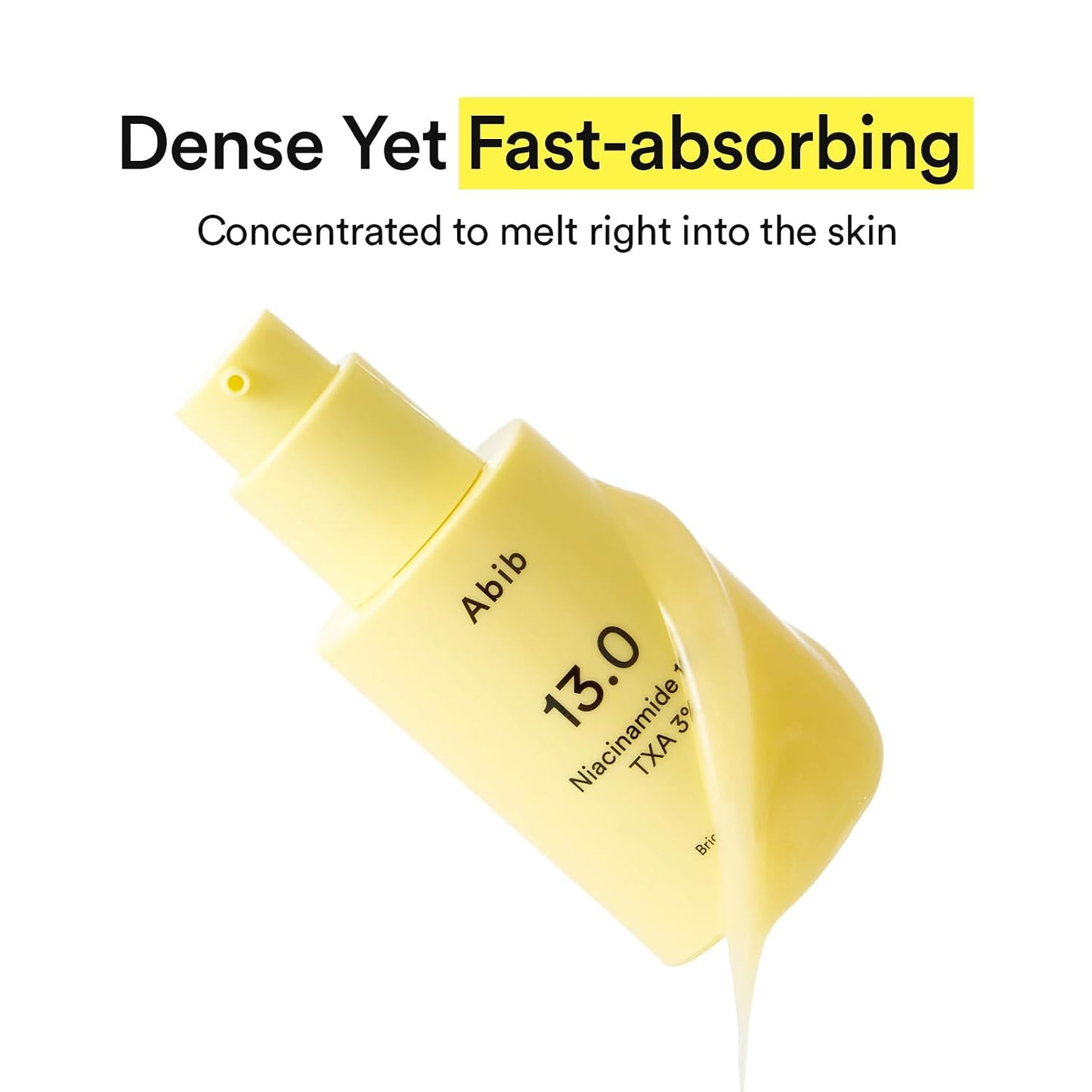 Abib Bright Force Serum 13.0 Pump, 10% Niacinamide + 3% TXA, Brightening Serum for Uneven Skin Tone, Hyperpigmentation, Glass Skin Glow, Korean Skincare