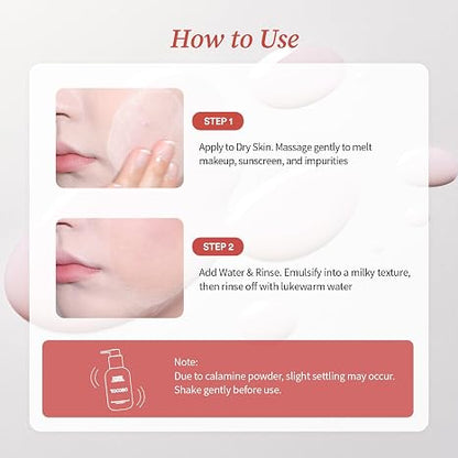 TOCOBO Calamine Pore Control Cleansing Oil 200ml / 6.76 fl oz | Blackheads, Make-up Cleansing, Pore Care, Deep Cleansing