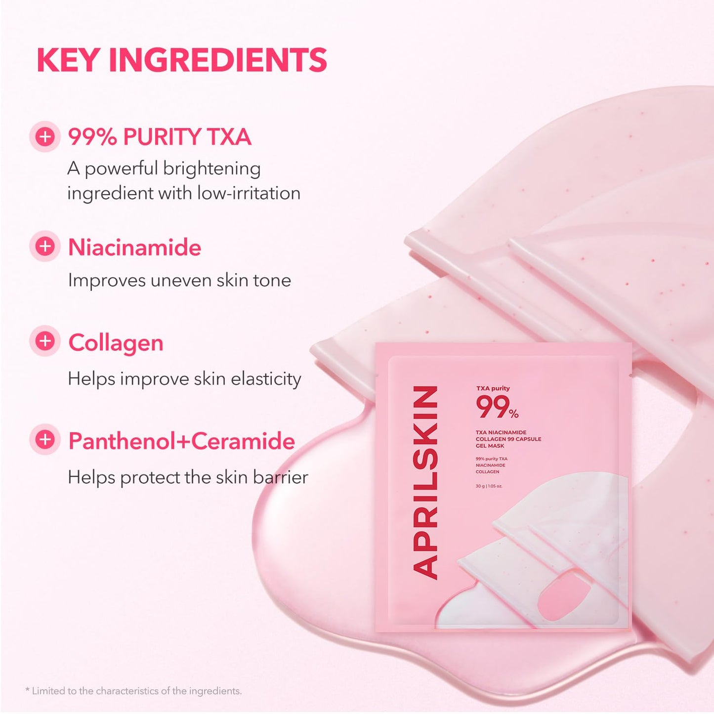 APRILSKIN TXA Pink Capsule Gel Mask (1 mask)