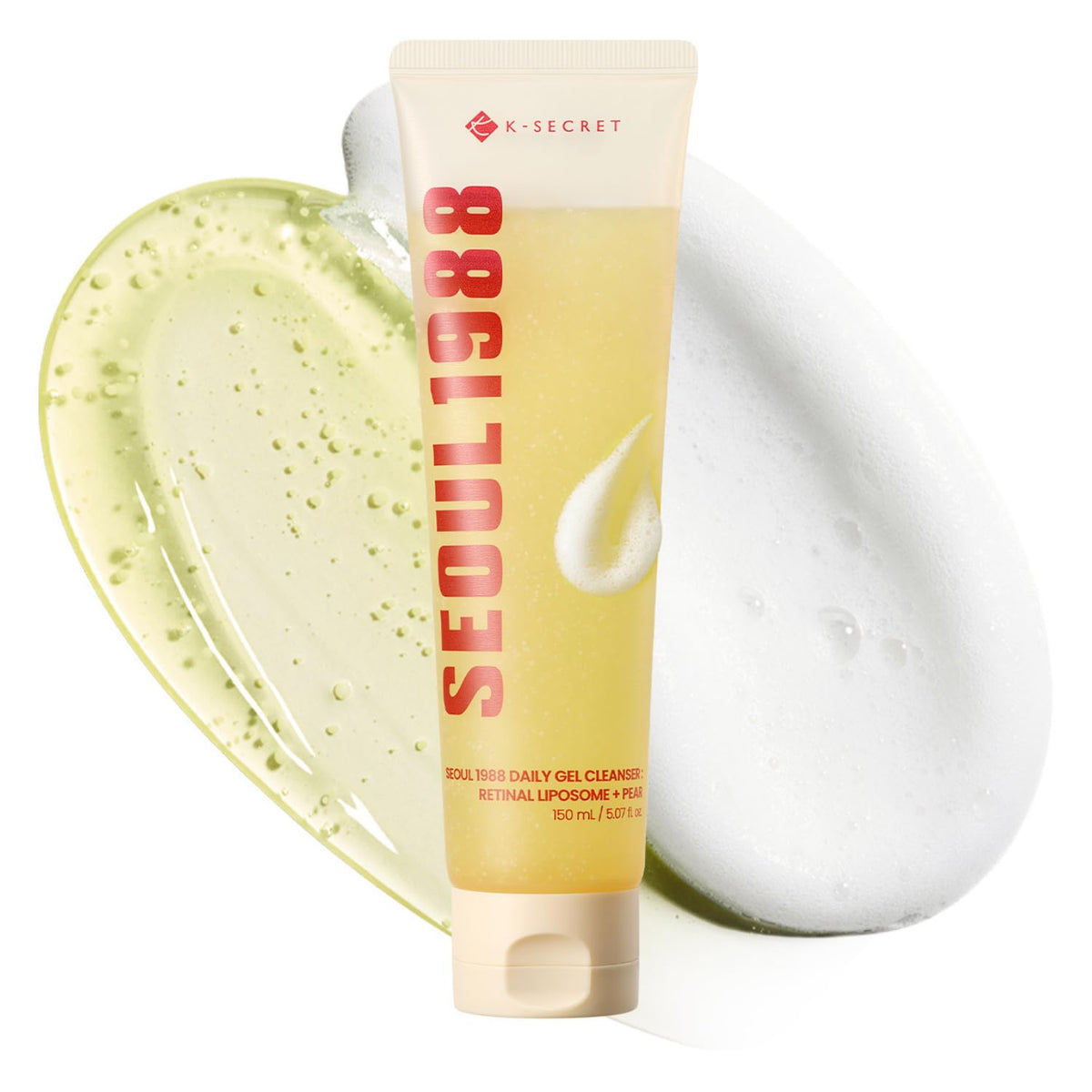 K-SECRET SEOUL1988 Retinal Gel Cleanser, Gentle Low pH Face Wash