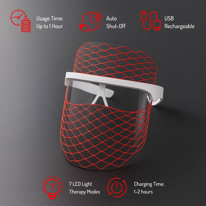 Pursonic - 7-in-1 LED Light Therapy Face Mask – Rejuvenate, Restore & Reveal Your Glow