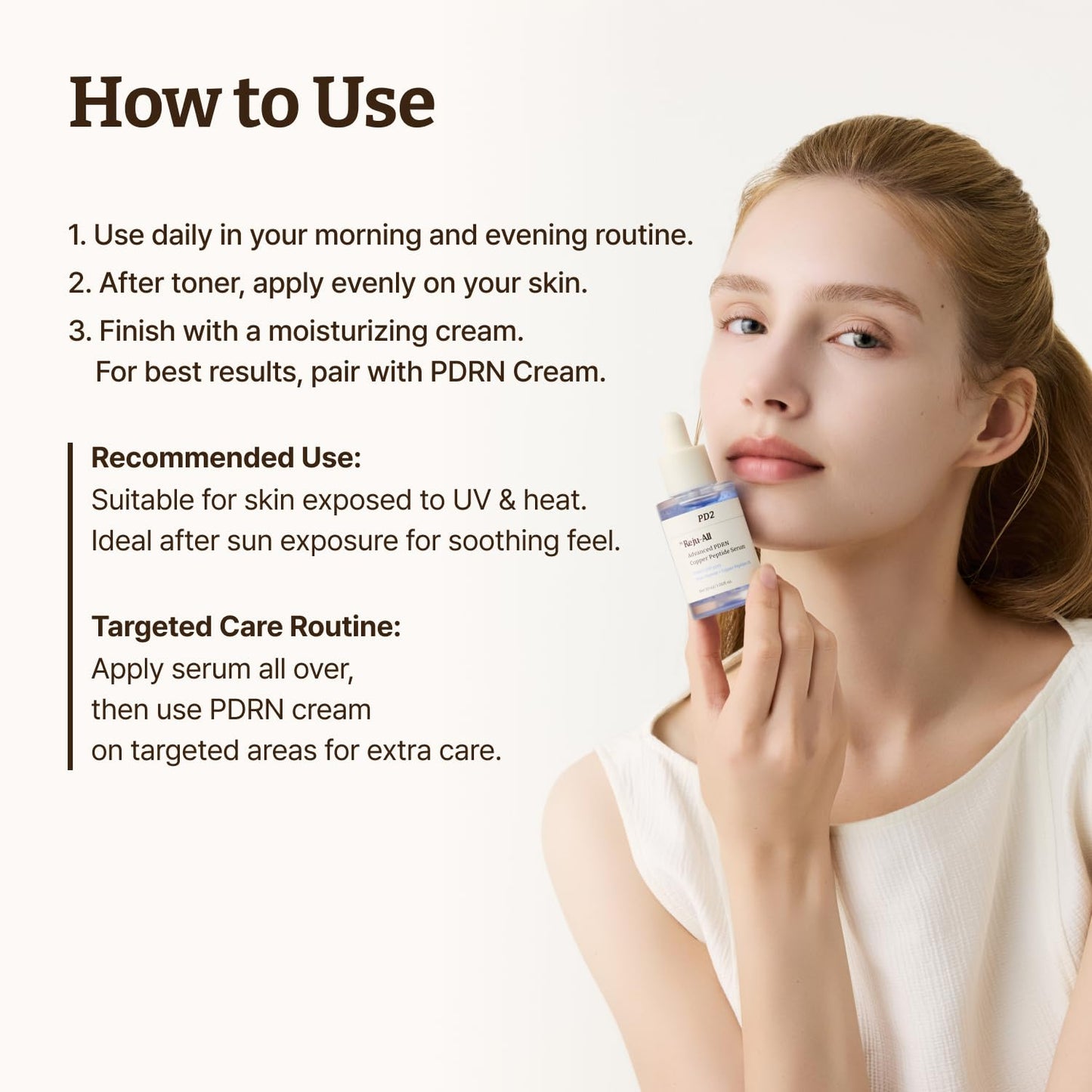 Dr.Reju-All Advanced PDRN Copper Peptide Serum – GHK-Cu with PDRN Serum for Face – Copper Peptides for Firming & Skin Elasticity – with Hyaluronic Acid & Hydrolyzed Collagen Peptides