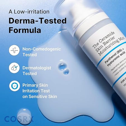 COSRX Barrier Cream Face Mist - Milky Toner with Ceramide & Hyaluronic Acid, Hydrating and Soothing Facial Spray for All Skin Types