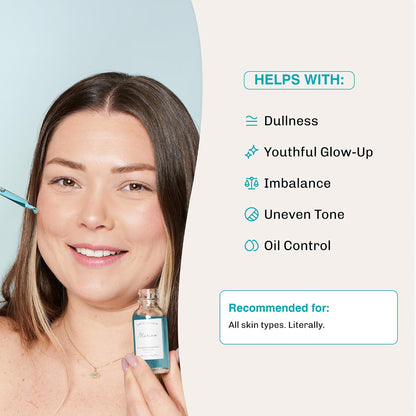 Earth Harbor Marina Biome Concentrate, Squalane & Blue Tansy Facial Serum