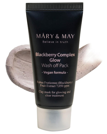 Mary&May Blackberry Glow Wash-Off Clay Mask