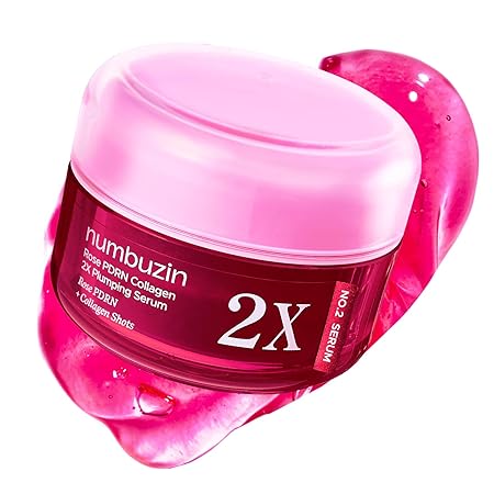 numbuzin No.2X Rose PDRN Collagen Plumping Serum -  Collagen Spicule Serum for Firming & Volume Glow, PDRN, Peptides, Collagen, Hydrating