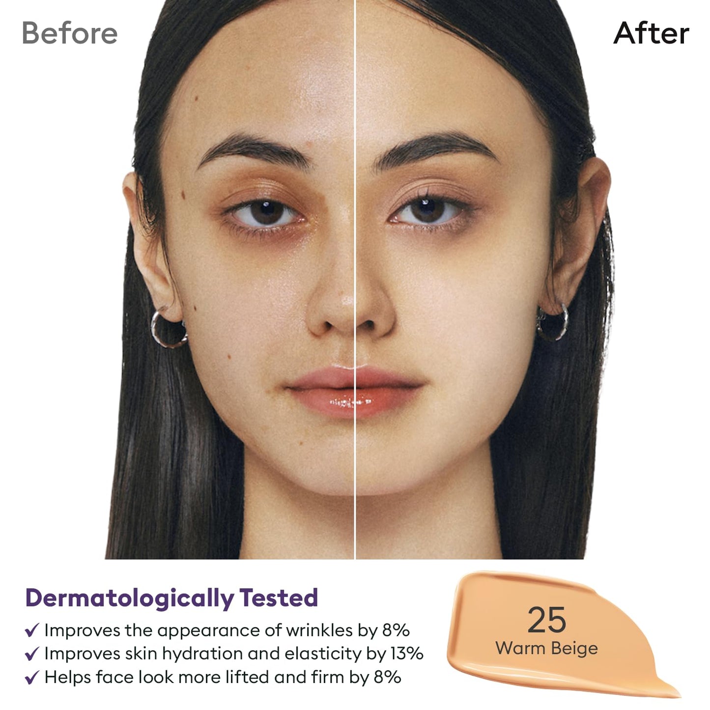 MISSHA M Perfect Cover Serum BB Cream No.25 Warm Beige (mini) - Medium with Warm Undertone, Skin Tint, Tinted Moisturizer, Skin Care Foundation Makeup, Korean Makeup