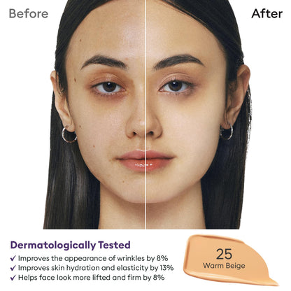 MISSHA M Perfect Cover Serum BB Cream No.25 Warm Beige (mini) - Medium with Warm Undertone, Skin Tint, Tinted Moisturizer, Skin Care Foundation Makeup, Korean Makeup