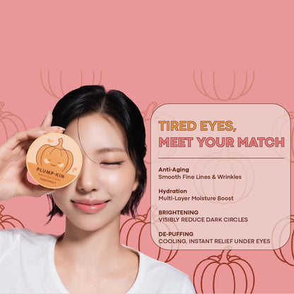 TONYMOLY Plump-kin Pumpkin Retinol Under Eye Patch, Dark Circles, 30 Pairs