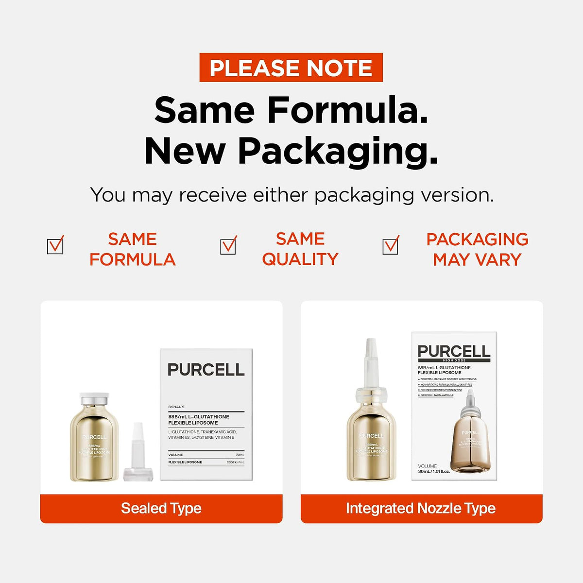 PURCELL 5% L-Glutathione Serum for Stubborn Discoloration