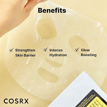 COSRX Snail Mucin Sheet (1 Mask) with Snail Mucin Serum-Hydrating Face Sheet Masks for Dry & Sensitive Skin, Korean Face Mask for Self Care