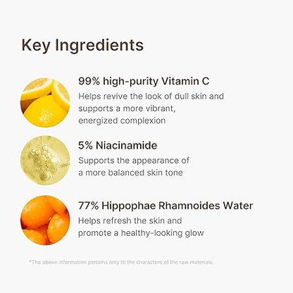 medicube Deep Vitamin C Capsule Serum | Hydrating Vitamin C Serum for Dull & Uneven-Looking Skin with Visible Concerns | Liposome Capsules for Smooth, Radiant Texture